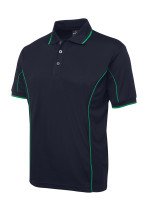 SHORT SLEEVE PIPING POLO