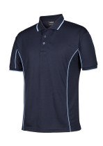 SHORT SLEEVE PIPING POLO