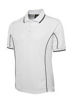SHORT SLEEVE PIPING POLO